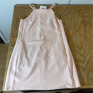 Jack by BB Dakota Faux Suede Light Pink Dress